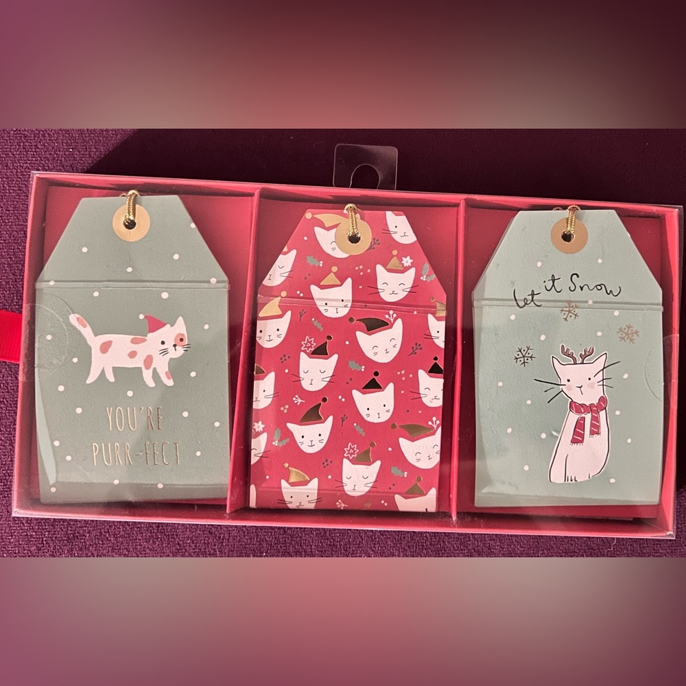 cat gift tags